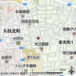 有限会社西光プリント工芸周辺の地図