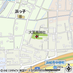 静岡県浜松市中央区中野町2176周辺の地図