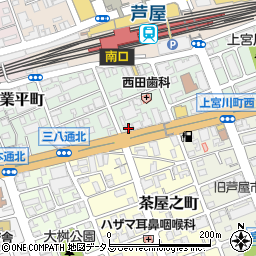 日本生命芦屋ビル周辺の地図