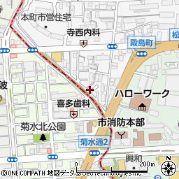 大阪府門真市本町46-35周辺の地図