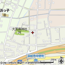 静岡県浜松市中央区中野町2235周辺の地図