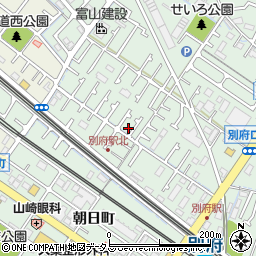 兵庫県加古川市別府町別府966-2周辺の地図