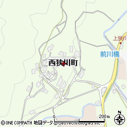 奈良県奈良市西狭川町周辺の地図