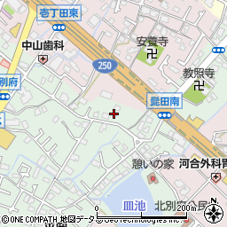 兵庫県加古川市別府町別府797-8周辺の地図