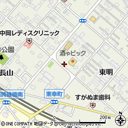 愛知県豊橋市東幸町東明125周辺の地図