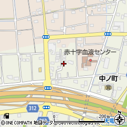 静岡県浜松市中央区中野町2507周辺の地図