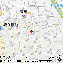静岡県浜松市中央区篠ケ瀬町23周辺の地図