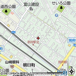 兵庫県加古川市別府町別府965-10周辺の地図