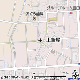 静岡県磐田市上新屋544周辺の地図