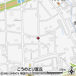 静岡県磐田市富丘651-1周辺の地図