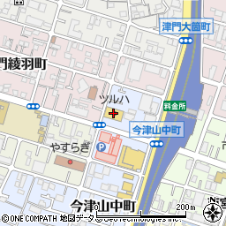 ツルハドラッグ西宮今津店周辺の地図