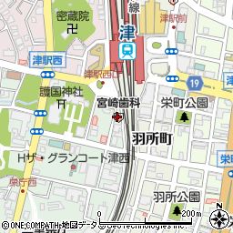 全日本コンサルタント株式会社　津営業所周辺の地図
