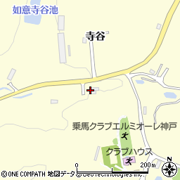 兵庫県神戸市西区櫨谷町寺谷723周辺の地図