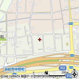 静岡県浜松市中央区中野町2318周辺の地図