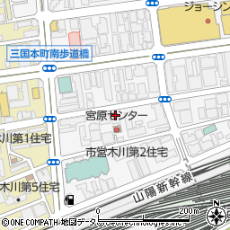 淀川区東部地域包括支援センター周辺の地図