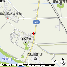 三重県伊賀市依那具1058周辺の地図