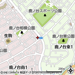 読売生駒販売ＹＣ学園北周辺の地図