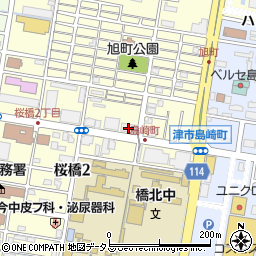 社団法人三重県建築士会周辺の地図