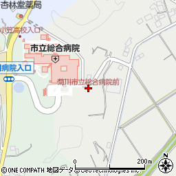 菊川市立総合病院前周辺の地図