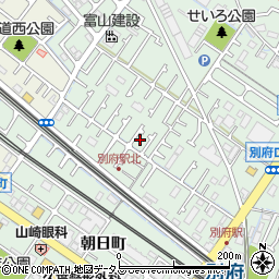 兵庫県加古川市別府町別府965-11周辺の地図