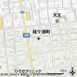 静岡県浜松市中央区篠ケ瀬町89周辺の地図