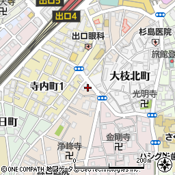 大阪府守口市大枝西町1周辺の地図