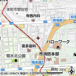 大阪府門真市本町46-32周辺の地図