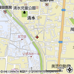 京都府木津川市木津清水144周辺の地図