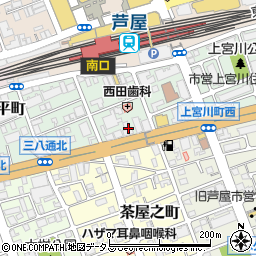 行政書士岡村大地事務所周辺の地図