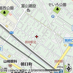 兵庫県加古川市別府町別府965-12周辺の地図