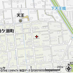 静岡県浜松市中央区篠ケ瀬町12周辺の地図