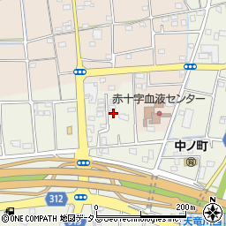 静岡県浜松市中央区中野町2508周辺の地図
