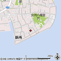 静岡県湖西市新所90周辺の地図