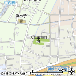 静岡県浜松市中央区中野町2201周辺の地図