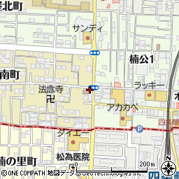 福屋生菓子店周辺の地図