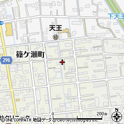 静岡県浜松市中央区篠ケ瀬町24周辺の地図