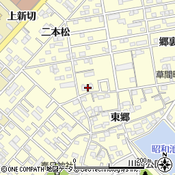 愛知県豊橋市草間町二本松80周辺の地図