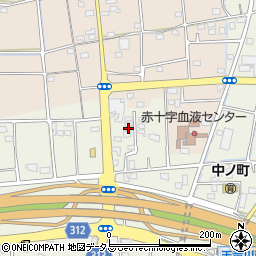 静岡県浜松市中央区中野町2491周辺の地図