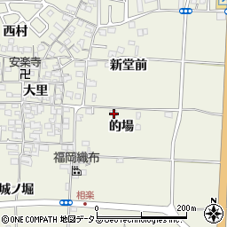 京都府木津川市相楽的場周辺の地図