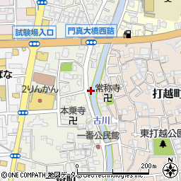 大阪府門真市一番町2周辺の地図