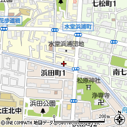 兵庫県尼崎市西立花町3丁目6-9周辺の地図