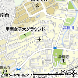 兵庫県神戸市東灘区森北町6丁目5周辺の地図