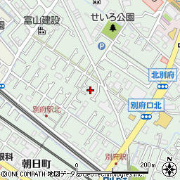 兵庫県加古川市別府町別府952-16周辺の地図