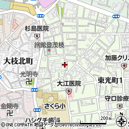 大阪府守口市大枝東町24-13周辺の地図