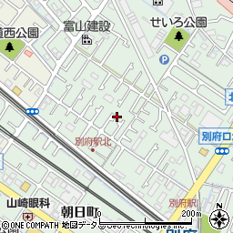 兵庫県加古川市別府町別府965-13周辺の地図
