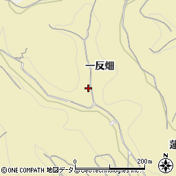 愛知県知多郡南知多町山海一反畑周辺の地図