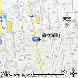 静岡県浜松市中央区篠ケ瀬町103周辺の地図