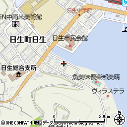 鹿久居荘日生周辺の地図