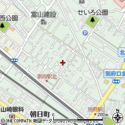 兵庫県加古川市別府町別府966-6周辺の地図