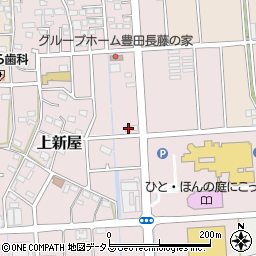 静岡県磐田市上新屋492周辺の地図